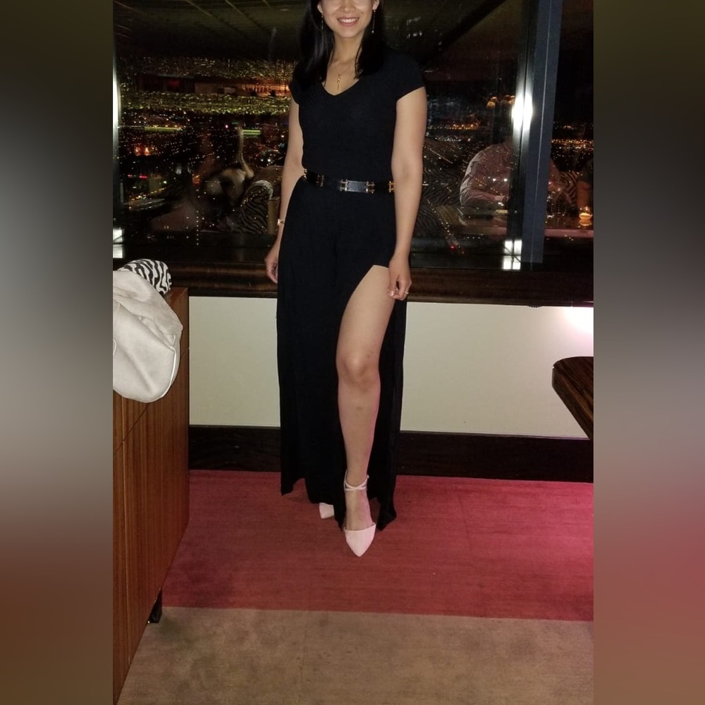 GUESS Daena Slit Palazzo Pants Small Size - Picture 2 of 3